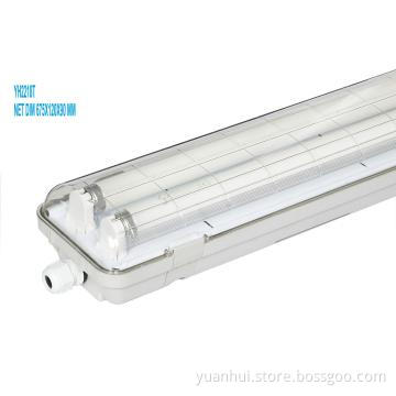 2x18w waterproof fluorescent lighting fixture